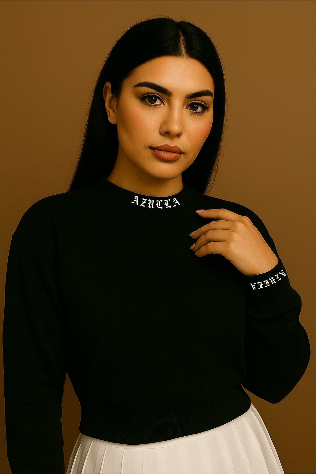 Azulla Luxe Collar Knit