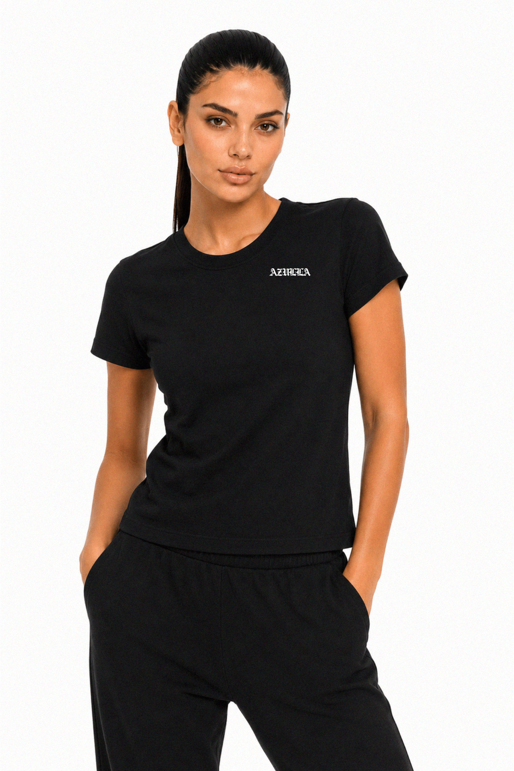 Azulla Signature Tee-Black