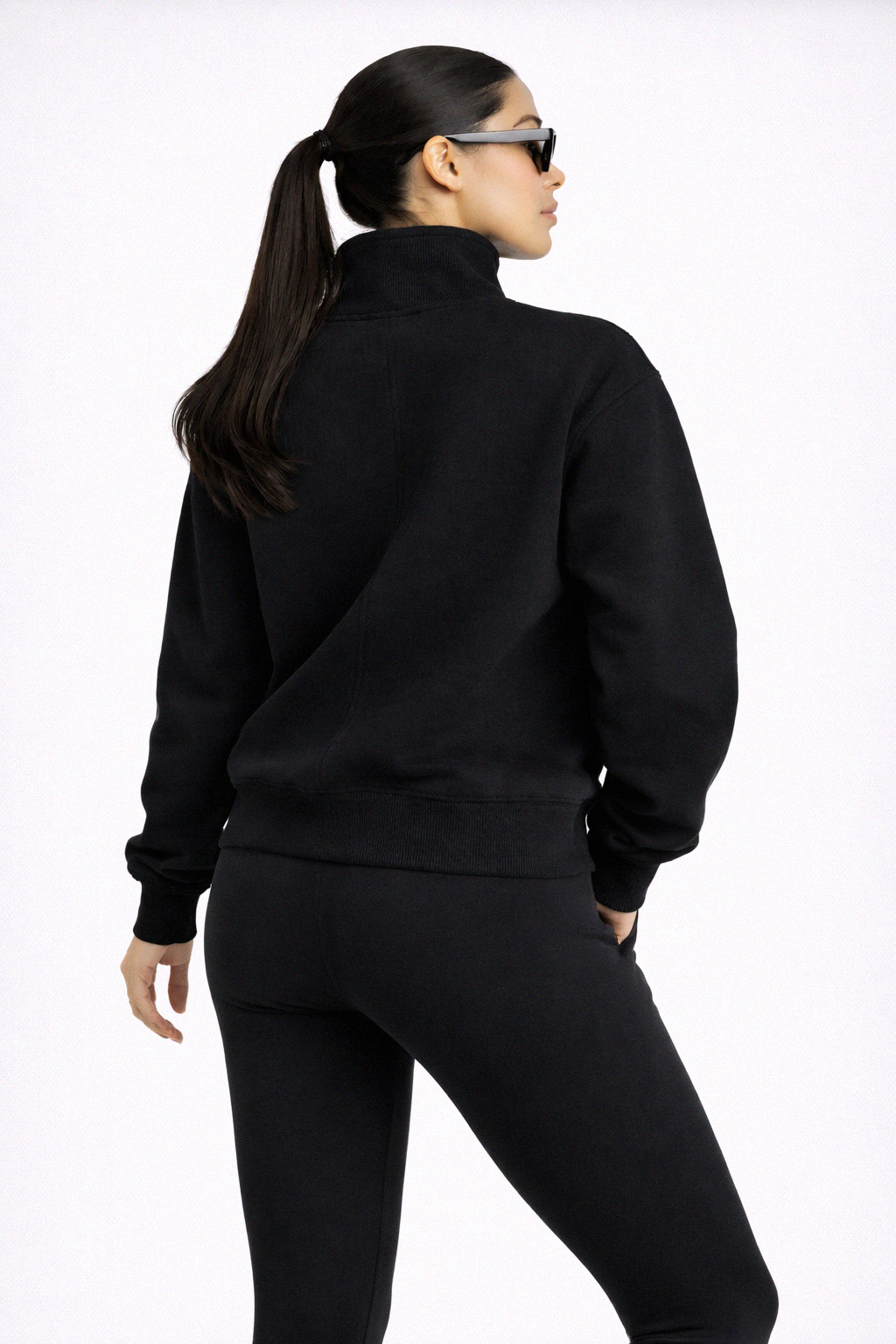 AZULLA Women’s Stencil Half Zip Crew