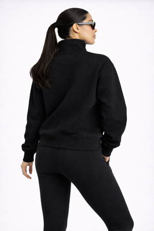 AZULLA Women’s Stencil Half Zip Crew