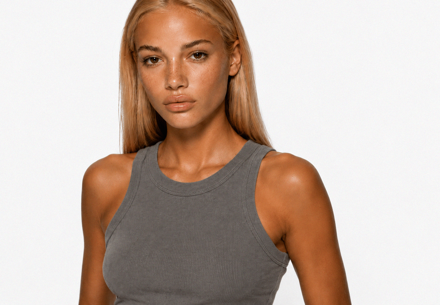 Azulla Essential Rib Crop Tank