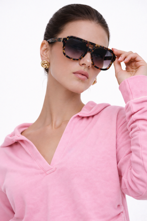 AZULLA Vintage Raw-Edge Hoodie