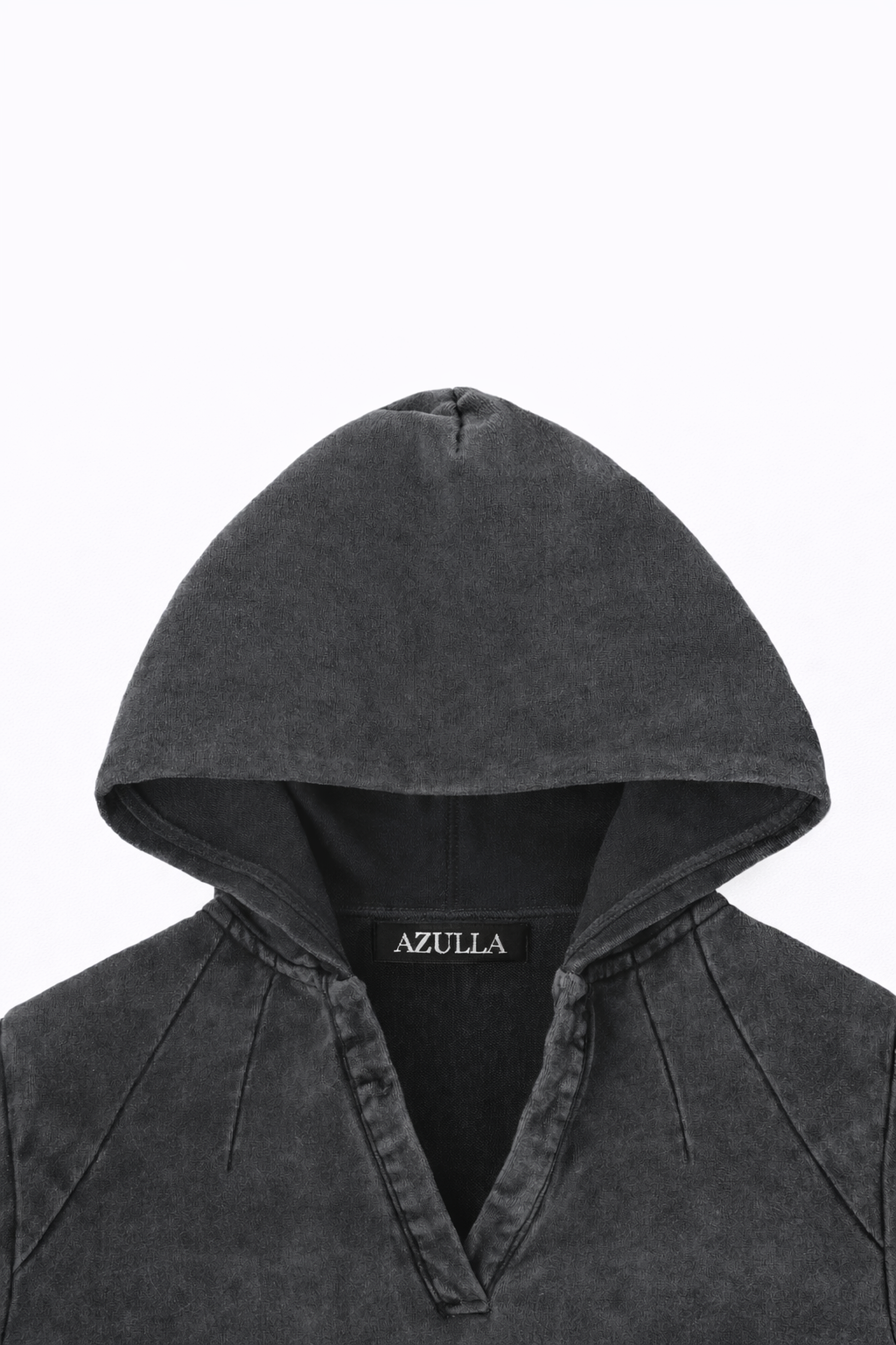AZULLA Vintage Raw-Edge Hoodie