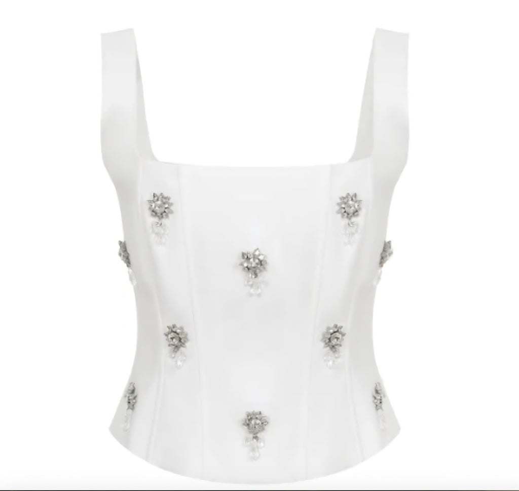 Azulla Embellished corset top