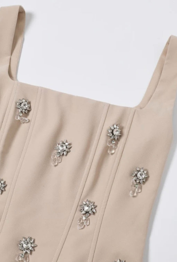 Azulla Embellished corset top