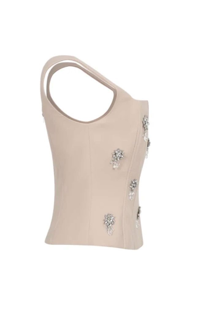 Azulla Embellished corset top