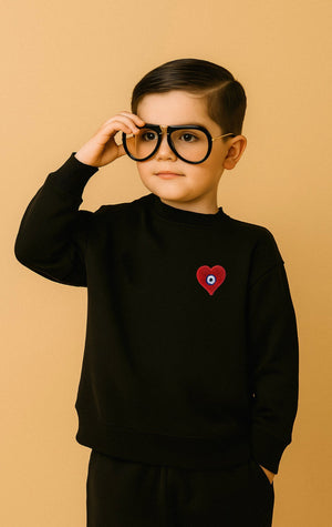 Kids Heart Crewneck