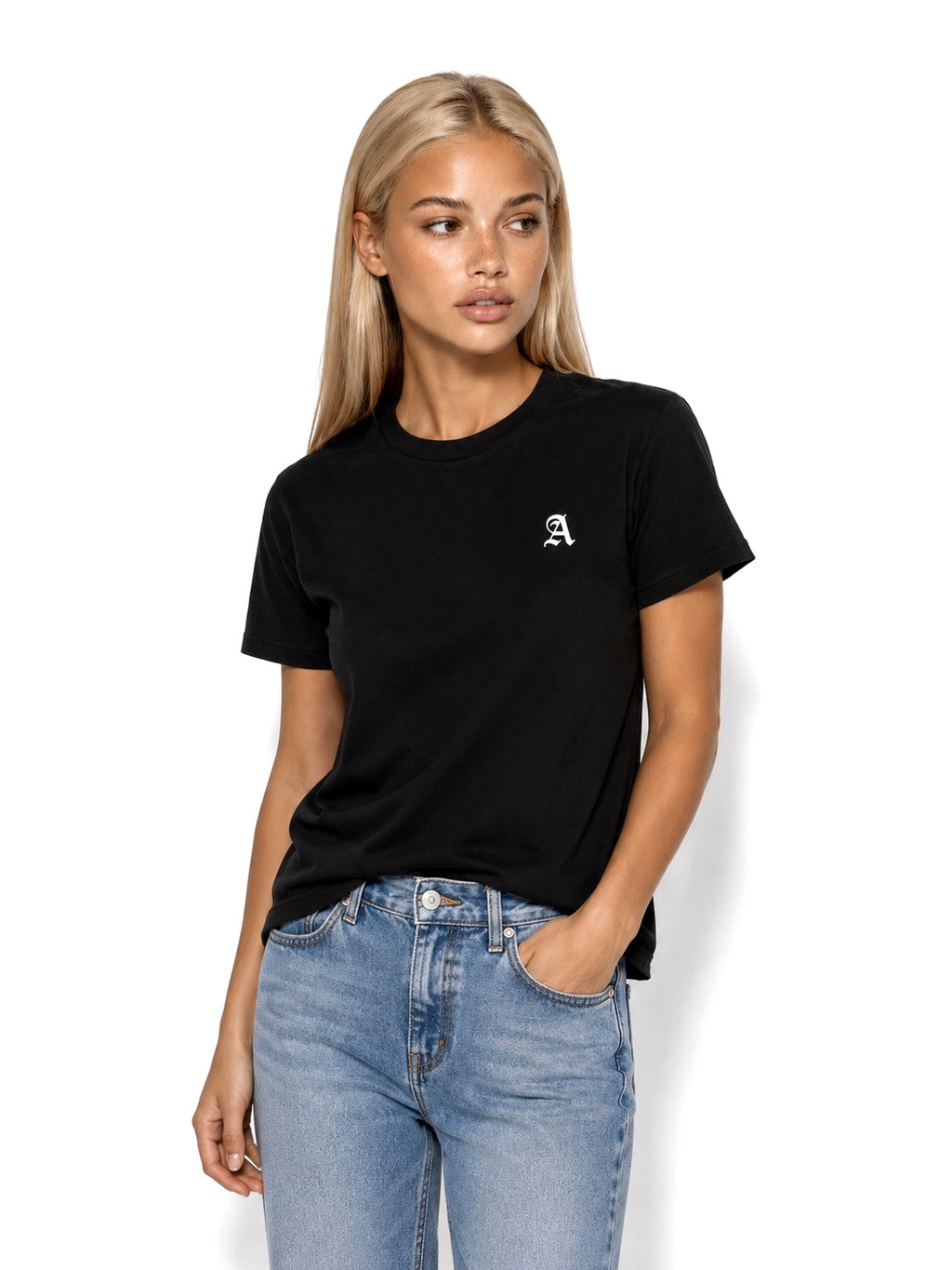 Azulla Old English “A” Tee